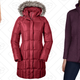 Women’s Elysian Twill Skinny Jeans, $60 | Women’s Lodge Down Parka, $172 | Women’s Radiator Fleece Jacket, $74